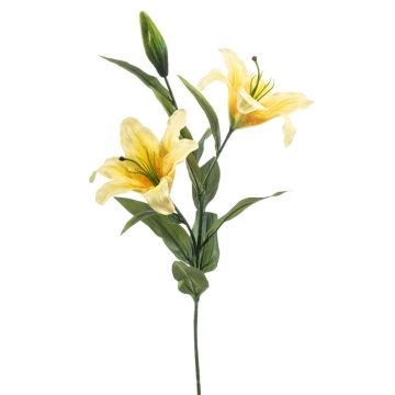 Ramo decorativo di giglio tigrato RAISA, giallo, 85 cm, Ø 17-18 cm