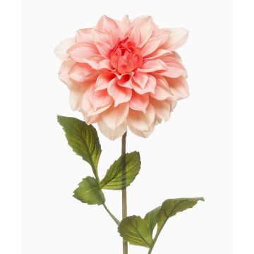 Fiore artificiale dalia REFOLG, pesca, 70 cm