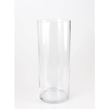 Vaso cilindrico da terra SANSA AIR in vetro, trasparente, 50 cm, Ø 20 cm Vaso cilindrico da terra SANSA AIR in vetro, trasparente, 50 cm, Ø 20 cm