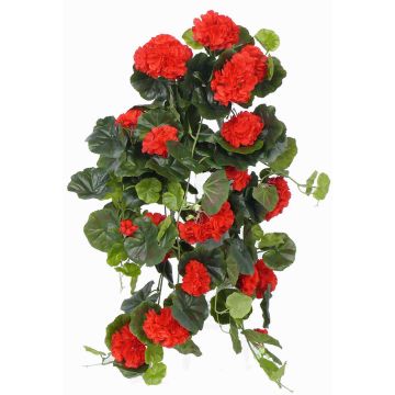 Geranio artificiale ANTON su stelo, rosso, 65cm, Ø5-8cm Geranio artificiale ANTON su stelo, rosso, 65cm, Ø5-8cm