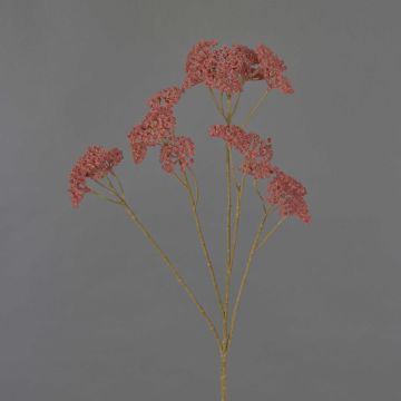 Ramo decorativo di achillea ORTEGA, rosso, 70 cm, Ø 4 cm