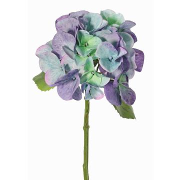 Fiori di ortensia artificiali CHIDORI, viola-blu-verde, 30 cm, Ø 13 cm Fiori di ortensia artificiali CHIDORI, viola-blu-verde, 30 cm, Ø 13 cm