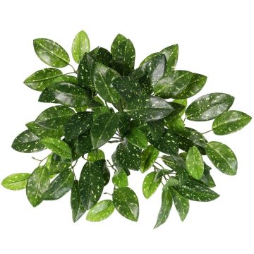 Hoya carnosa artificiale QWARA su bastoncino, verde-bianco, 35 cm