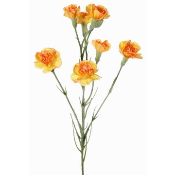 Ramo finto garofano PIARA, arancione-giallo, 60cm, Ø3-5cm Ramo finto garofano PIARA, arancione-giallo, 60cm, Ø3-5cm