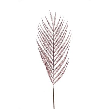 Foglia di palma areca artificiale RYLAN con glitter, rosa, 90 cm
