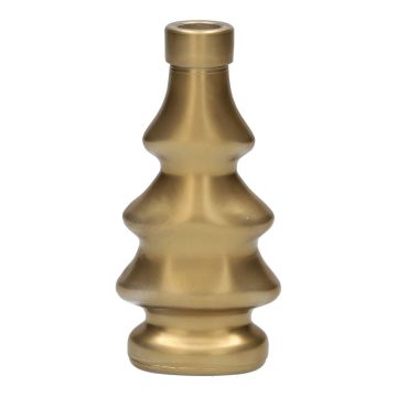 Albero di Natale decorativo a forma di bottiglia BORLA, vetro, oro opaco, 7,2x4,3x15cm Albero di Natale decorativo a forma di bottiglia BORLA, vetro, oro opaco, 7,2x4,3x15cm
