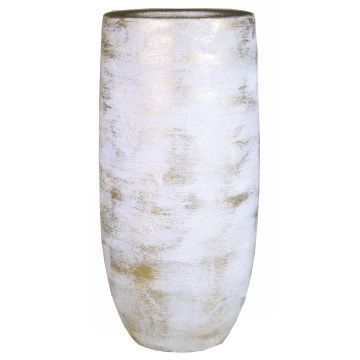 Vaso AETIOS, ceramica, sfumato, bianco-oro, 45 cm, Ø 20 cm Vaso AETIOS, ceramica, sfumato, bianco-oro, 45 cm, Ø 20 cm