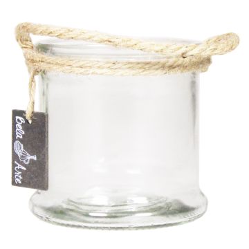 Portacandela ZULAI, con manico, trasparente, 12 cm, Ø 13 cm Portacandela ZULAI, con manico, trasparente, 12 cm, Ø 13 cm