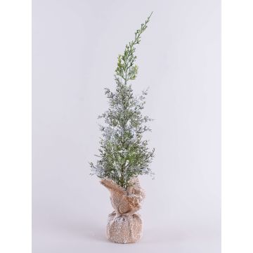 Cedro artificiale ANGARA in sacchetto di juta, innevato, verde-bianco, 60cm Cedro artificiale ANGARA in sacchetto di juta, innevato, verde-bianco, 60cm