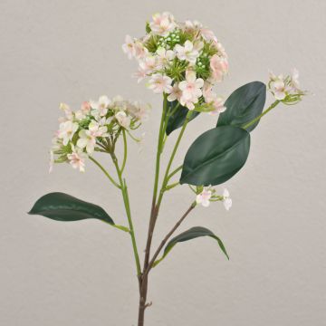 Ramo artificiale di viburno LINDIWE, rosa-crema, 70 cm