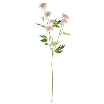 Ramo di fiori artificiali crisantemo REINHARDA, rosa-bianco, 65 cm