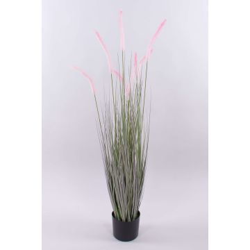 Erba decorativa per lampade PARIDKO con pannocchie, rosa-verde, 120cm