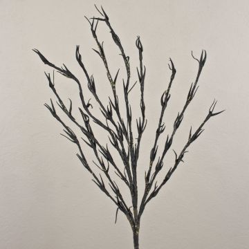 Ramo di corallo artificiale in schiuma plastica NAJIM con glitter, nero, 115 cm