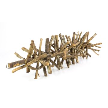 Legno di vite GRAZY VINO, legato, marrone, 60x20 cm