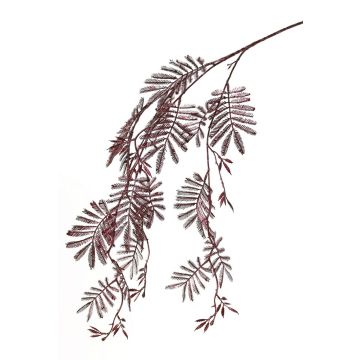 Ramo di mimosa artificiale RENGU, rosso scuro, 110 cm