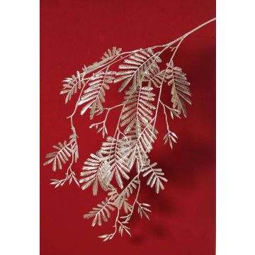 Ramo di mimosa artificiale RENGU, argento, 110cm Ramo di mimosa artificiale RENGU, argento, 110cm