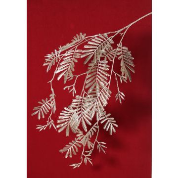 Ramo di mimosa artificiale RENGU, argento, 110 cm