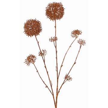 Ramo artificiale di skimmia LOBUS, rame, 90cm, Ø4-8,5cm Ramo artificiale di skimmia LOBUS, rame, 90cm, Ø4-8,5cm