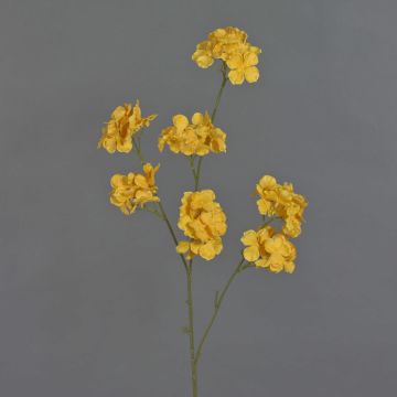 Ramo artificiale ortensia OLYMPUS, giallo, 80 cm, Ø 9 cm Ramo artificiale ortensia OLYMPUS, giallo, 80 cm, Ø 9 cm