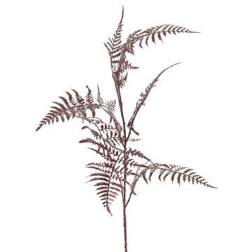 Ramo decorativo di Asparagus plumosus GIONA, rosso scuro, 85 cm