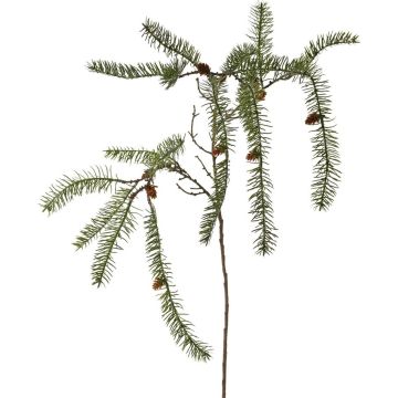 Ramo di abete artificiale KALAMAS con pigne, 105 cm