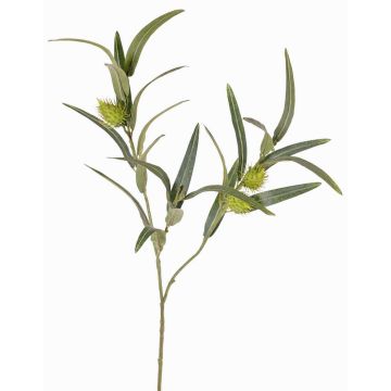 Ramo di euforbia finta TASMIN, frutti, verde, 65cm