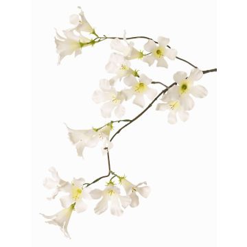 Ramo di fiori artificiali Campanula AURINA, bianco, 90cm