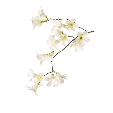 Ramo di fiori artificiali Campanula AURINA, bianco, 90 cm