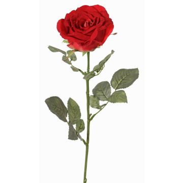 Rosa finta HUSA, rossa, 75 cm, Ø10 cm