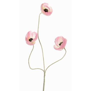 Ramo artificiale di papavero KINKA, rosa-crema, 50cm, Ø5cm Ramo artificiale di papavero KINKA, rosa-crema, 50cm, Ø5cm