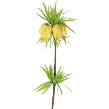 Fiore artificiale corona imperiale IMST, giallo, 65 cm