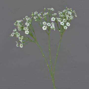 Ramo di fiori artificiali di gypsophila SIKINOS, bianco, 65 cm
