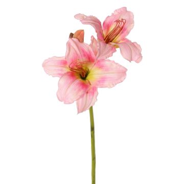 Fiore artificiale giglio NEULIDA con fiori, rosa-giallo, 65cm, Ø11cm