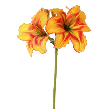Fiore artificiale giglio NEULIDA con fiori, arancione-rosso, 65cm, Ø11cm
