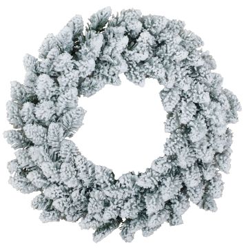 Ghirlanda di abete artificiale KIRUNA, con effetto neve, Ø 50 cm