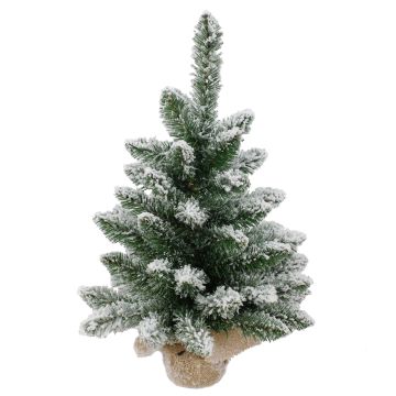 Albero di Natale artificiale KIRUNA, innevato, sacco di iuta, 30 cm, Ø 20 cm Albero di Natale artificiale KIRUNA, innevato, sacco di iuta, 30 cm, Ø 20 cm