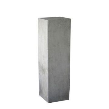 Colonna angolare per fiori LUNAKA in cemento, grigia, 29x29x60cm