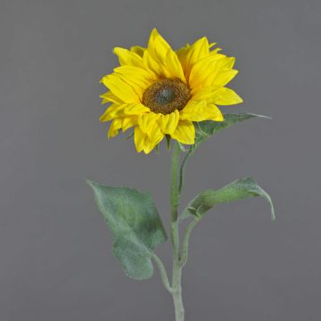 Girasole finto LUPITA, giallo, 80cm, Ø17cm