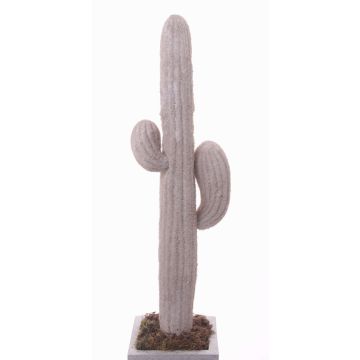 Cactus artificiale LUCIEN, su stelo, bianco, 80cm