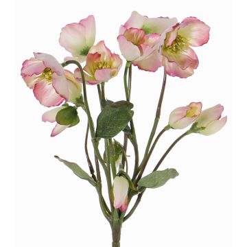 Rosa di Natale HALLA, 6 fiori, rosa, 30cm, Ø7cm Rosa di Natale HALLA, 6 fiori, rosa, 30cm, Ø7cm