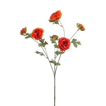 Ramo artificiale di ranuncoli DAVELLA, arancione, 80 cm