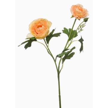 Ramo decorativo Ranuncolo FLORANCE, pesca, 45 cm