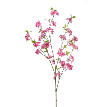 Ramo artificiale ciliegio ornamentale VERIANO con fiori, rosa scuro, 120 cm