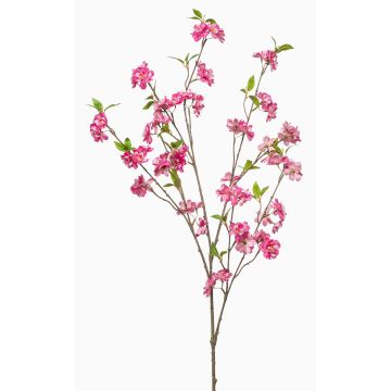 Ramo artificiale ciliegio ornamentale VERIANO con fiori, rosa scuro, 120 cm