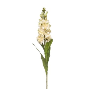 Fiore artificiale Levkoje DIHALLA, color crema, 80 cm