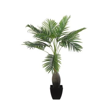 Kentia artificiale CADANA in vaso decorativo, 100 cm