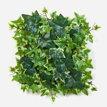 Tappetino di edera artificiale LUKA, verde-bianco, 30x30cm