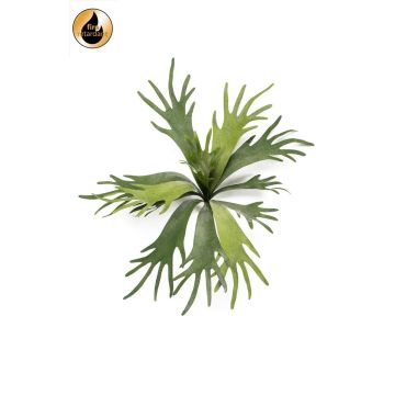 Piante finte felce corna di cervo VIGRAL, bastoncino, difficilmente infiammabile, verde, 50 cm