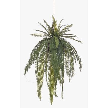 Pianta artificiale felce aquilina MAXROL, zolla, radici, pendente, verde, 85 cm
