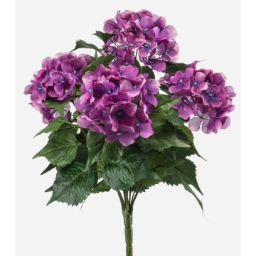 Ortensia artificiale DORJA su bastoncino, viola, 40 cm